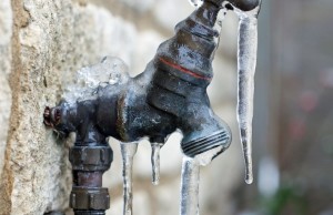 frozen water valve